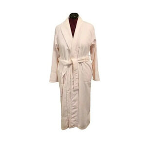 Victorias Secret Angel Cozy Short Robe Light Pink Size XS Belted Flawed